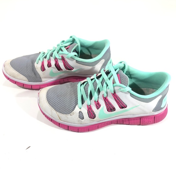 NIKE FREE 5.0 + REFLECTIVE RUNNING SHOE SZ 9 - Picture 3 of 6